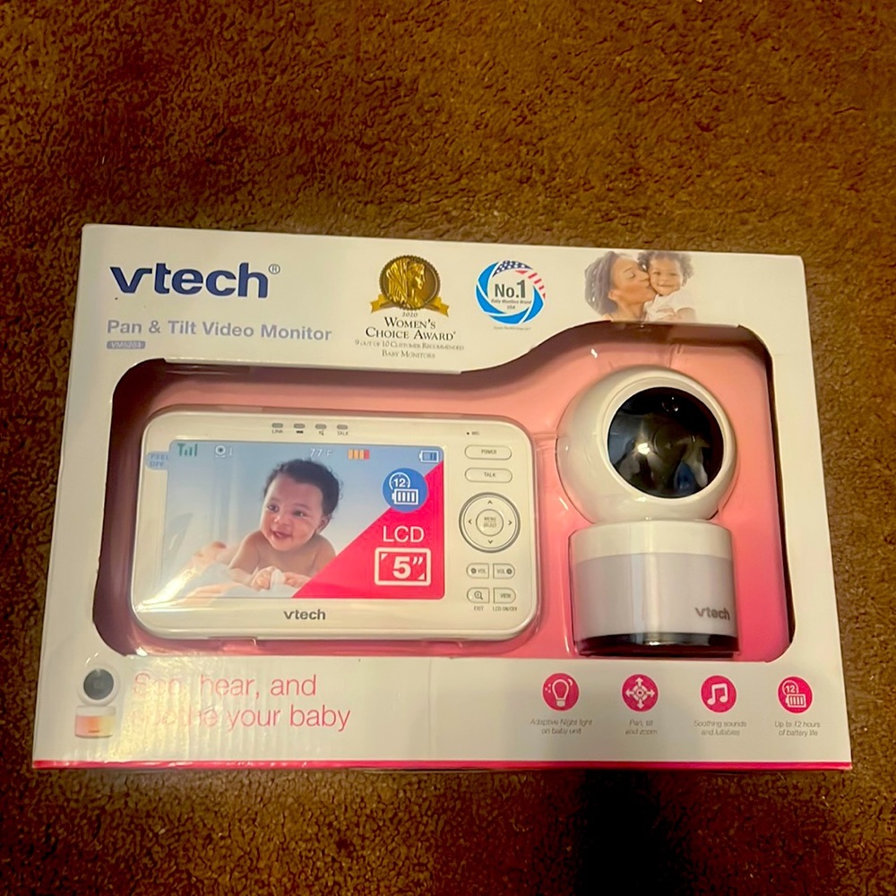 V tech pan & tilt video monitor